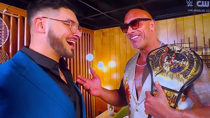 Ethan Page meets the Final Boss The Rock for the First Time Ever in WWE NXT