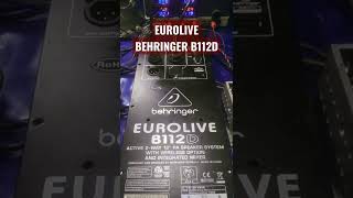 shorts Behringer B112d Pa Speaker Active Option Mixer  Mic Wireles ceksound danlifier