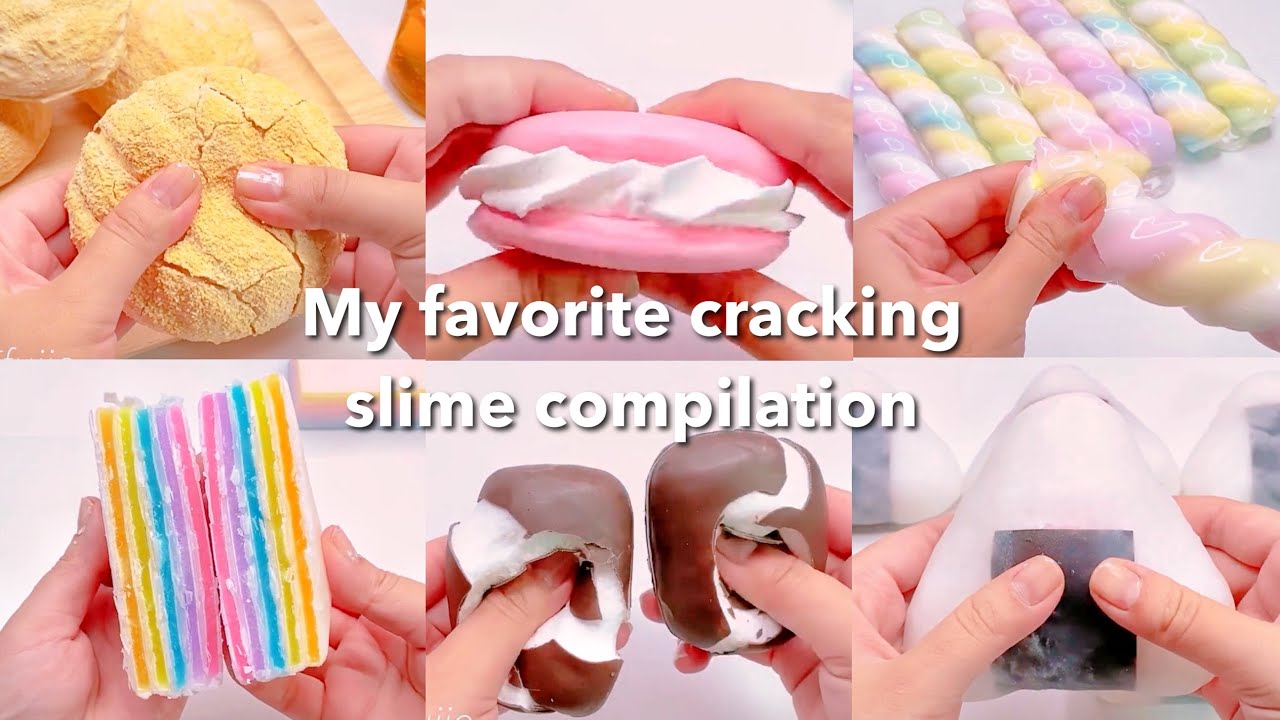 【ASMR】お気に入りクラッキングスライムまとめ【音フェチ】My Favorite Cracking Slime Compilation