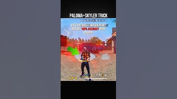 PALOMA+SKYLER TRICK 🥶 free fire paloma character combination #ffa2bgaming