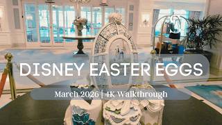 Disney World Easter Eggs 2026 | 4K Walkthrough | Grand Floridian, Contemporary, Beach & Yacht Club