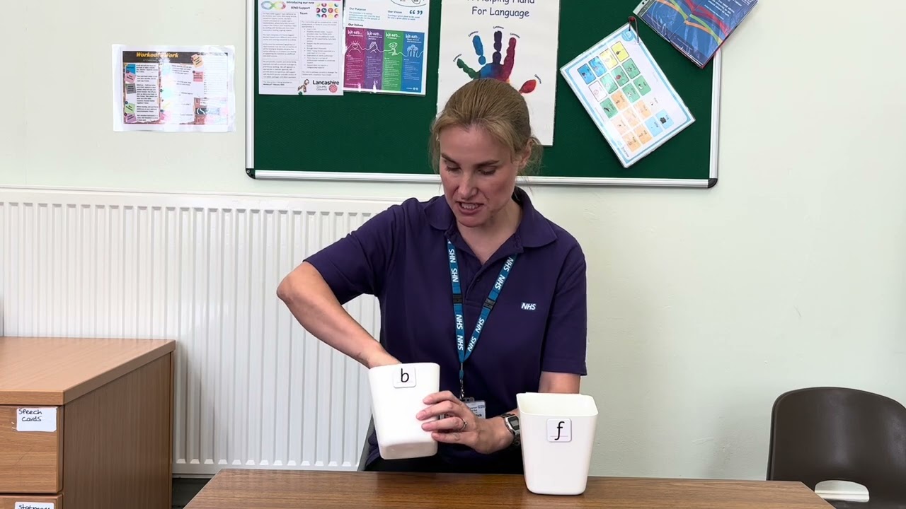 Auditory discrimination of speech sounds