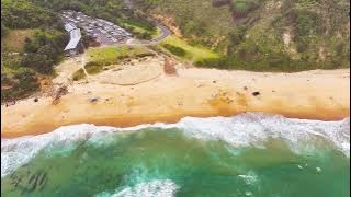 Garie Beach Sydney video by drone ￼