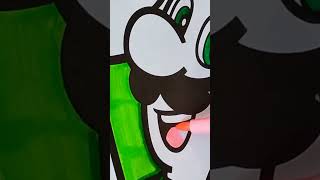 BEST Luigi Coloring Page | FUN FUN! |Super Mario Bros #shorts