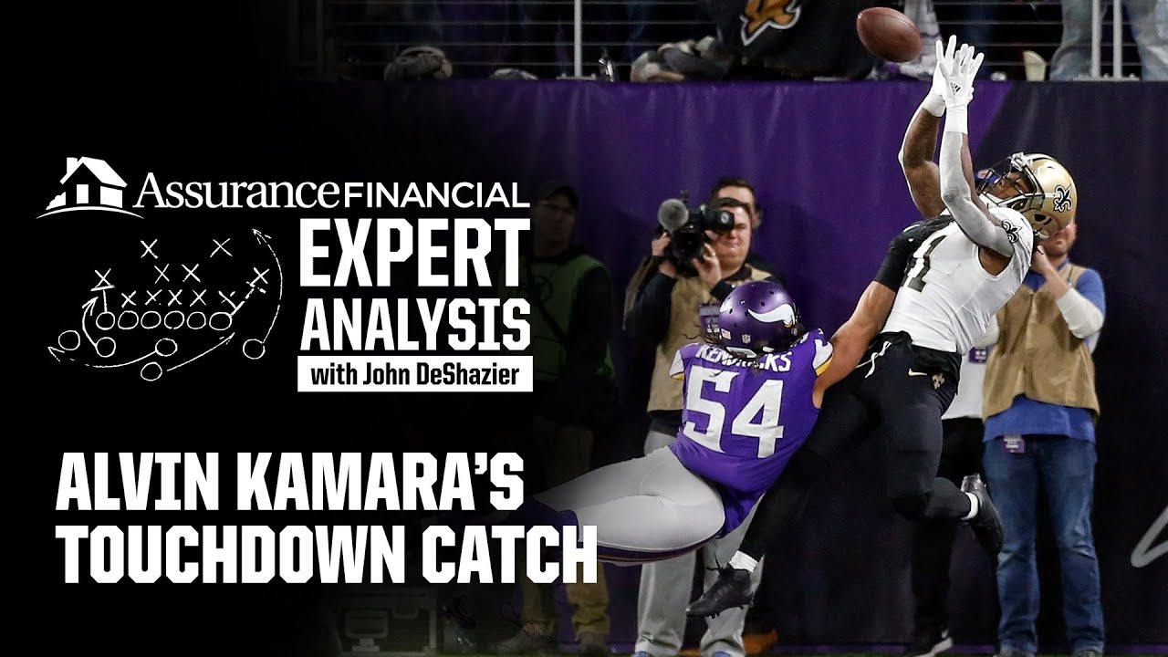 Expert Analysis: Alvin Kamara's Go-Ahead Touchdown from Divisional Round vs Vikings (Offense) football score