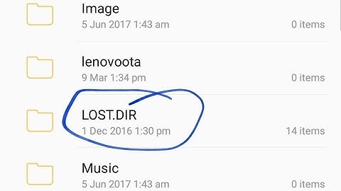 What is LOST.DIR folder??  In your sd card ..What happen if you delete that folder??