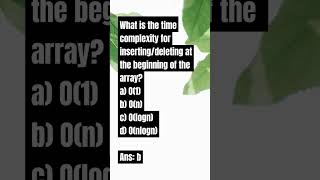 Time complexity of array.#array,#datastructures,#computer,#education,#learning,#study,#shorts,#gk,