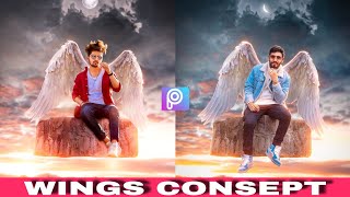 Wings photo editing tutorial PicsArt Lightroom#editing #wings screenshot 2