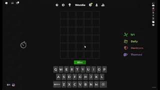 An Intellectual Plays Wordlewordie On Roblox