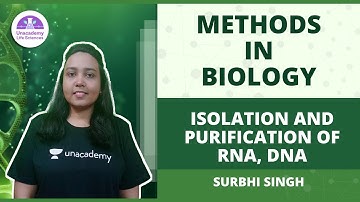 Isolation and purification of RNA, DNA | Methods In Biology | CSIR Life Science 2021 | Surbhi Singh