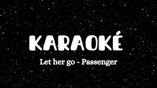 Video thumbnail of "[Karaoké] Let her go - Passenger"