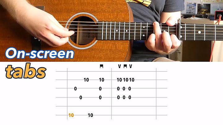 Bon Iver - Speyside (acoustic guitar tutorial w/ on-screen tabs)