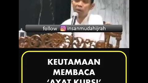 Keutamaan Membaca Ayat Kursi. Ustad Abdul Somad Lc,MA