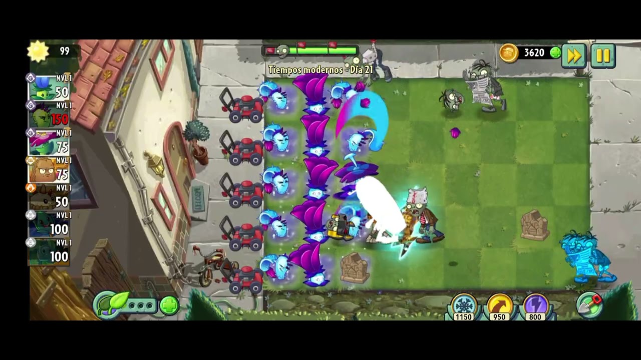 Plants vs. Zombies 2: Modern Day - Dusk Lobber