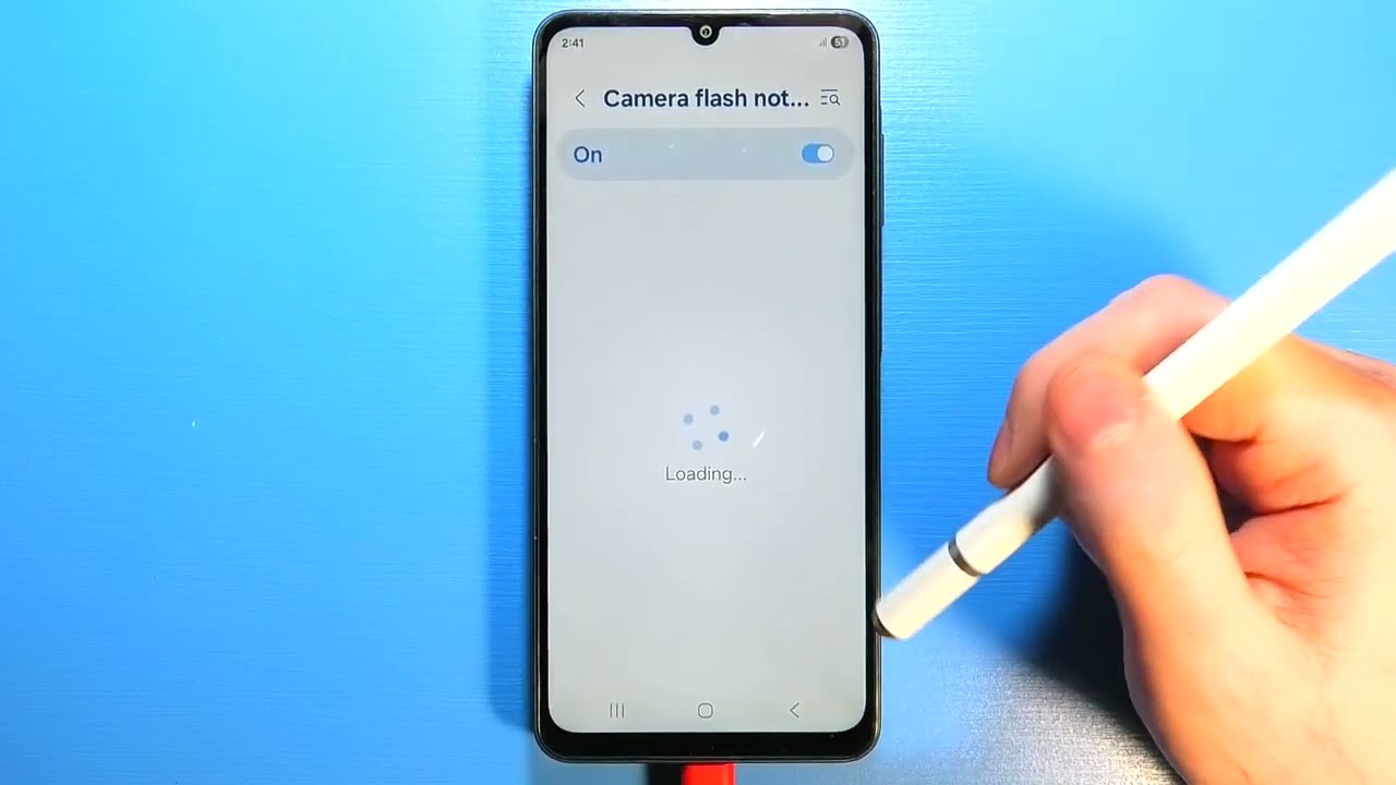 Samsung Galaxy F07: How to Enable Flash Notifications