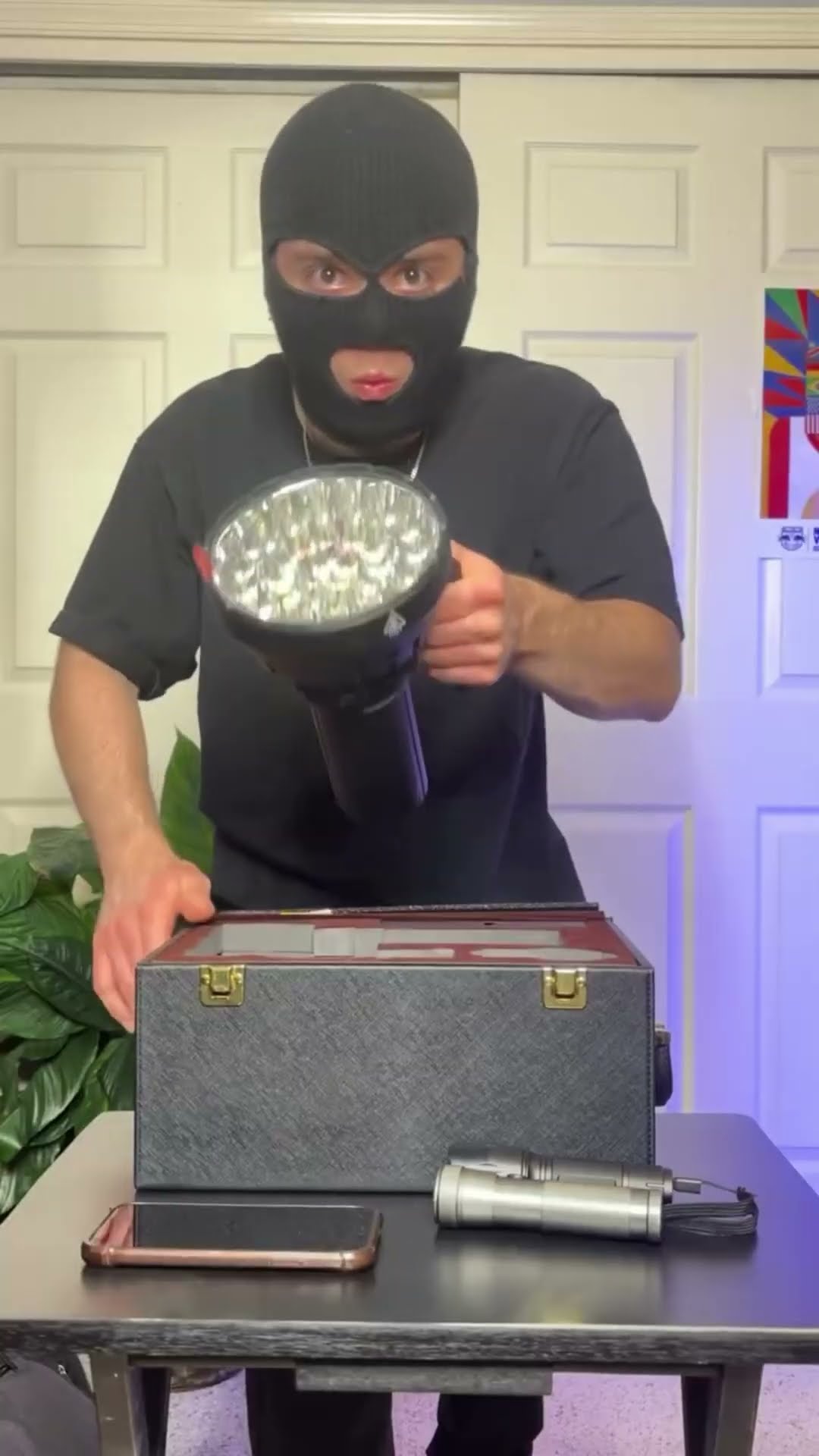 the world brightest flashlight #shortsvideo