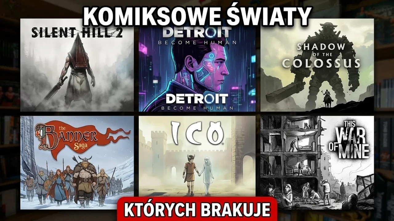 Światy, których brakuje w komiksie – adaptacje gier (i nie tylko), których nie ma