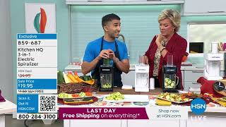 Kitchen HQ 3in1 Electric Spiralizer