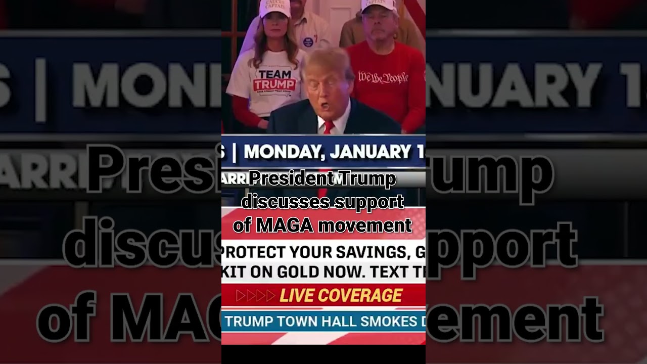 WATCH: President Trump discusses support of MAGA movement, GOP primary opponents