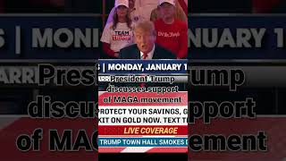 WATCH: President Trump discusses support of MAGA movement, GOP primary opponents