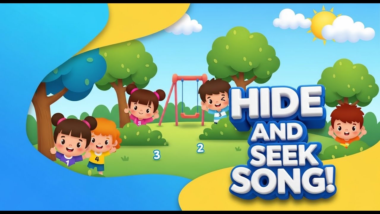 Hide and Seek Song | Fun Nursery Rhymes for Kids | KIDZHUB - YouTube