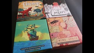 Chomp, Sail, Couture, Mind Space - All Play Games Unboxing