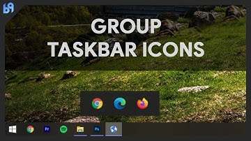Group Taskbar icons in Windows 10 | B9 Studios