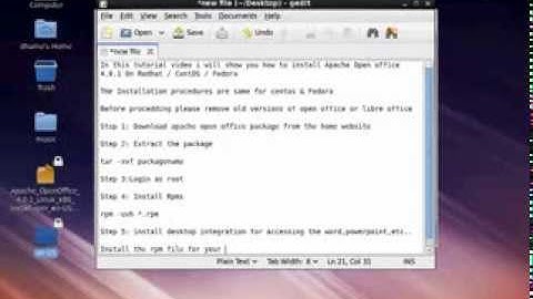How To Install Open Office 4.0.1 On CentOS / Redhat / Fedora