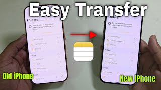 How to transfer notes iPhone to new iPhone?