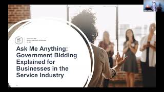 Ask Me Anything: Government Bidding Explained for Businesses in the Service Industry