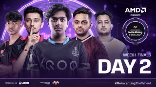 AMD Presents UE India Rising Series 2024 |#BGMI | Week 1 Finals Day-2 Ft #iqoosoul  #godlike