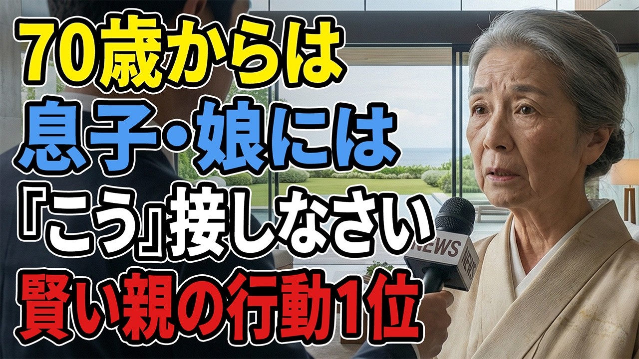 【現実の話】一生尽くしたのに、なぜ子供は親を軽く扱うのか――態度が変わった「たった一つ」の違い#シニア #老後 #70代 #実話