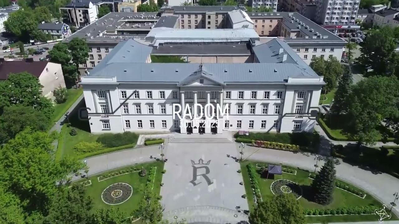 Radom, UM, Żeromskiego (drone video) 4K I Aerial Motion