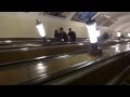 Ride on the Moscow, Russia metro