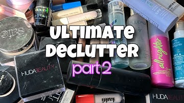 DECLUTTERING MY CONCEALERS, POWDERS & SETTING SPRAYS | Clearing Out the Clutter!