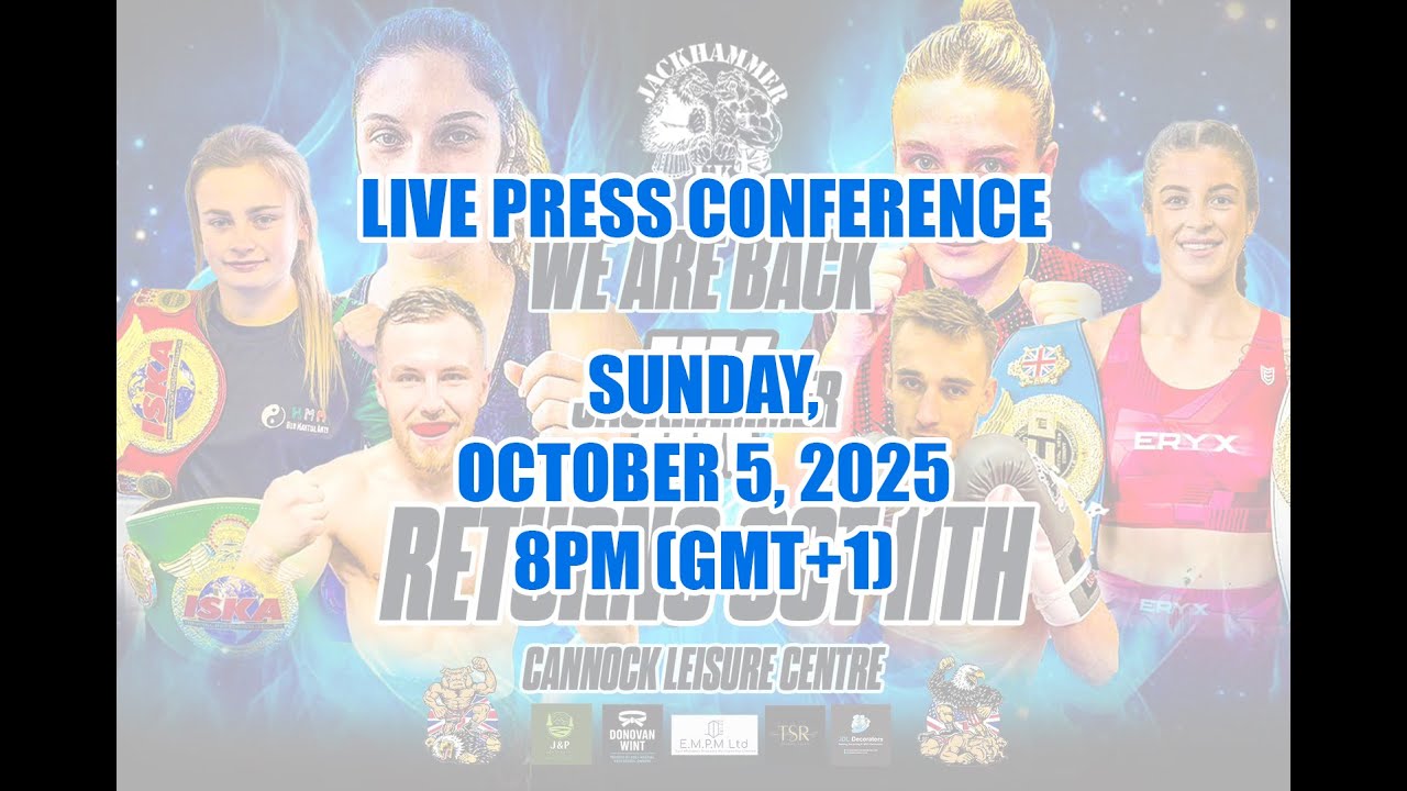 Jackhammer UK - Live Press Conference 🥊💥