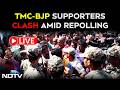 Bengal Repolling LIVE | Trinamool, BJP Supporters Clash In Bengal Amid Repolling At 15 Booths | TMC
