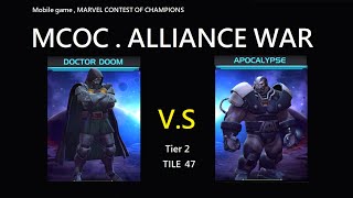 Marvel MCOC AW Node 47 DOCTOR DOOM vs APOCALYPSE[末日博士vs天啟]