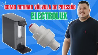 Com retirar a válvula redutora de pressão da mangueira do purificador de água Electrolux screenshot 2