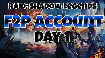 Raid Shadow Legends Free to Play and Beginner Guide | F2P Account Day 1