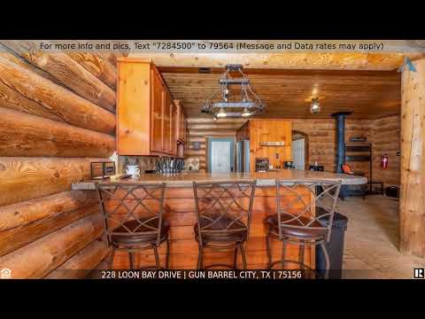 228 Loon Bay Drive, Gun Barrel City, TX home video tour