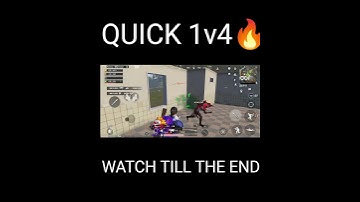 QUICK 1v4🔥| #ytshort  #ytshorts #bgmi #bgmishorts #1v4clutch #s12kclutch #shorts #short #bgmivideos