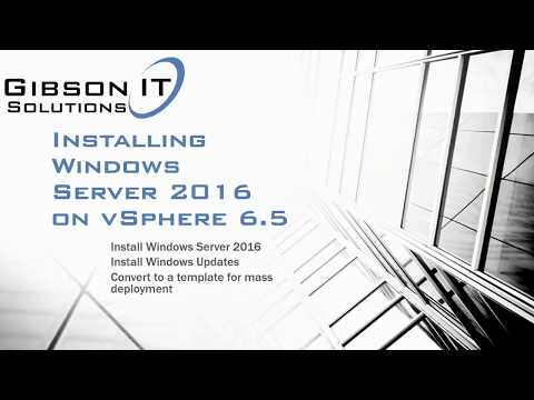Installing Server 2016