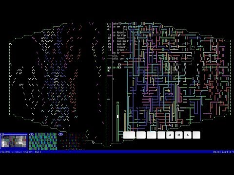 neercs: fancy and crazy terminal emulator + multiplexer from Caca Labs