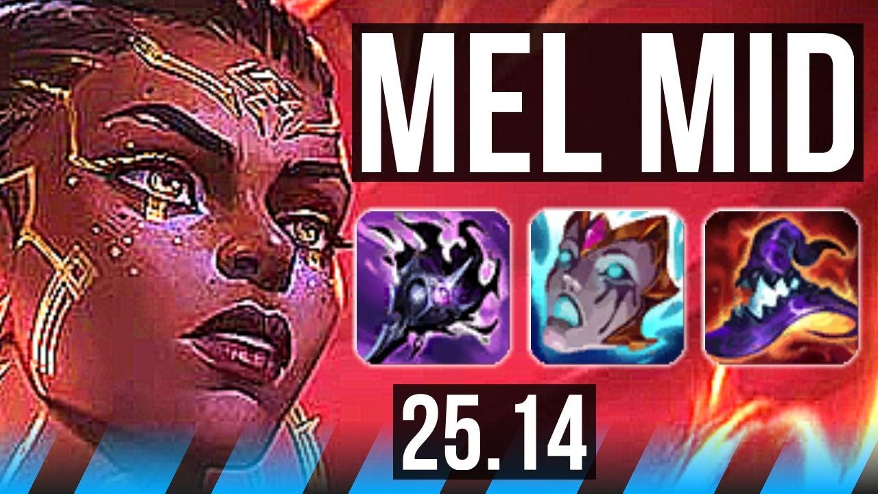 MEL vs AHRI (MID) | Godlike, 14/4/7 | KR Master | 25.14