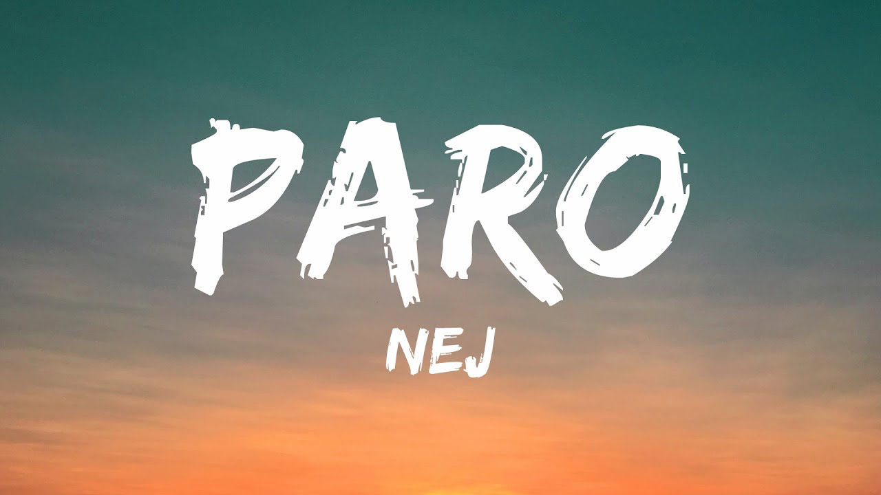 Nej - Paro (sped up) (Lyrics) 