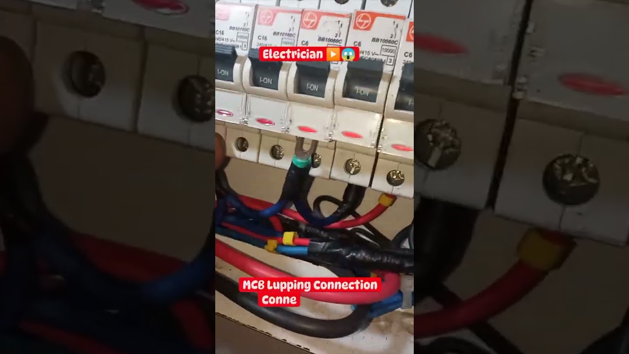 How to Make Install MCB Dressing Lupping 😭▶️ | MCB Lupping Connection 