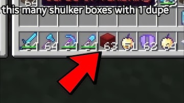 How to Dupe (duplicate) Items On 5b5t