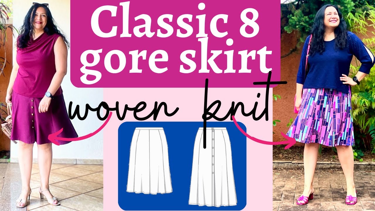 4 Gore A-Line Skirt | ANY machine | ANY yarn | Machine Knitting Pattern