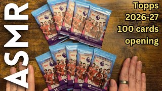 Topps Premier League 2026-27 *100* Card Pack Opening [ASMR Football]  screenshot 1